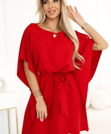 Rochie Elegantă tip Fluture cu Cordon