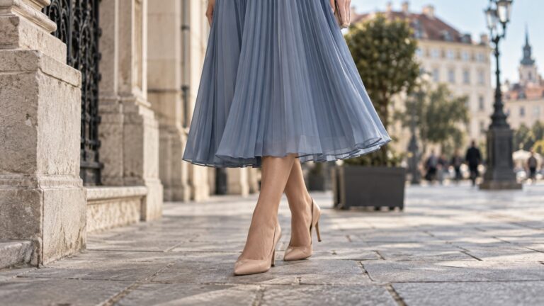 Ce pantofi porți la o rochie midi?